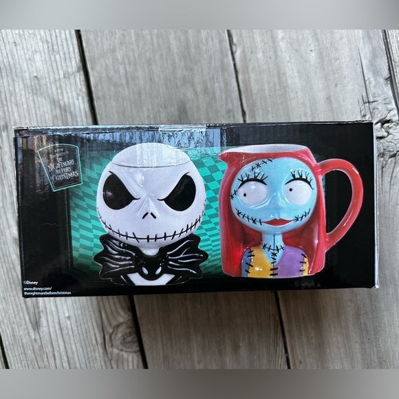 Nightmare before Christmas Jack & Sally sugar & creamer set - Picture 2 of 2